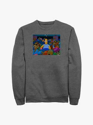 The Simpsons Skeleton Theatre Crew Sweatshirt