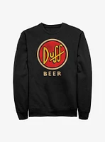 The Simpsons Vintage Duff Dark Crew Sweatshirt