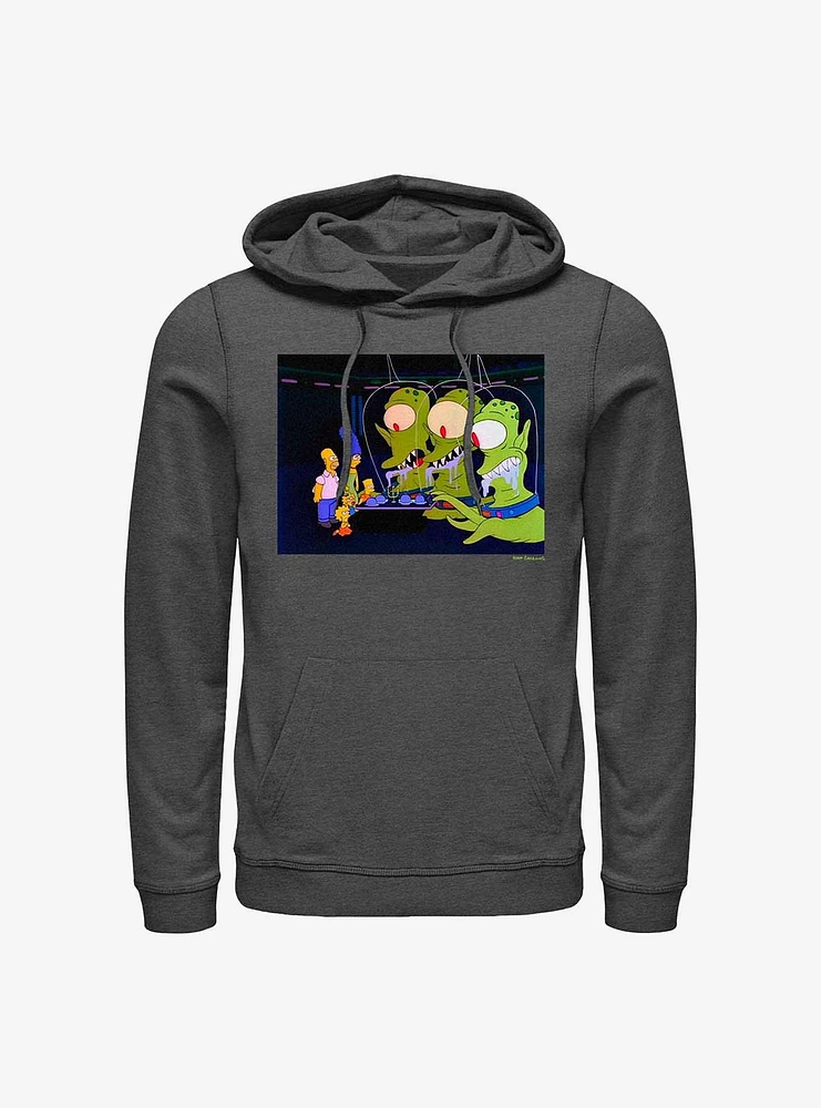 The Simpsons Tree House Of Horror Aliens Hoodie