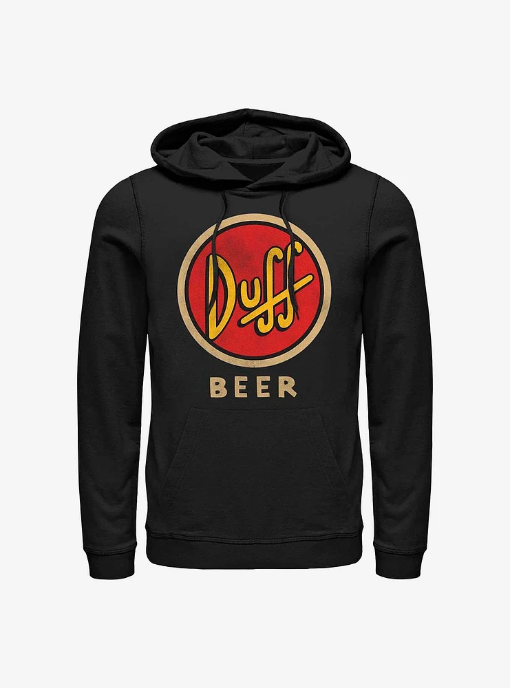 The Simpsons Vintage Duff Dark Hoodie