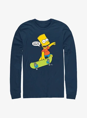 The Simpsons Bart Eat My Shorts Long-Sleeve T-Shirt