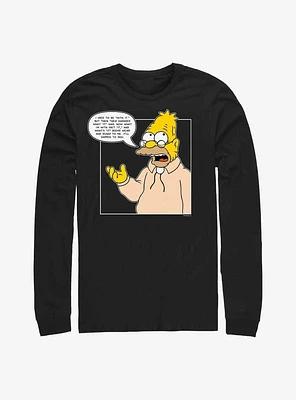The Simpsons Forever Grampa Long-Sleeve T-Shirt