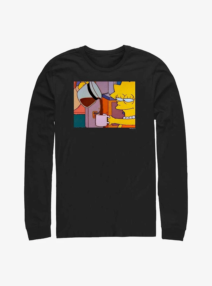 The Simpsons Lisa Coffee Long-Sleeve T-Shirt