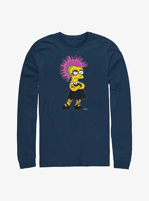 The Simpsons Lisa Punk Long-Sleeve T-Shirt