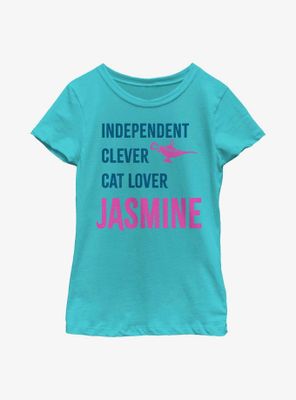 Disney Aladdin Jasmine List Youth Girls T-Shirt
