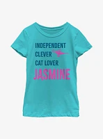 Disney Aladdin Jasmine List Youth Girls T-Shirt