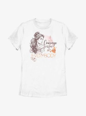 Disney Beauty And The Beast Courage Is For Everybody Womens T-Shirt