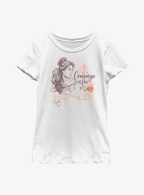 Disney Beauty And The Beast Courage Is For Everybody Youth Girls T-Shirt