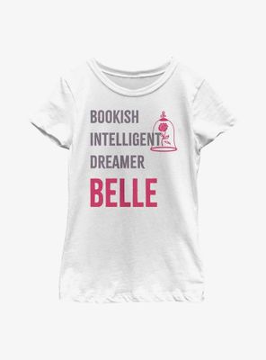 Disney Beauty And The Beast Belle List Youth Girls T-Shirt