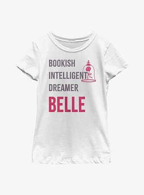 Disney Beauty And The Beast Belle List Youth Girls T-Shirt