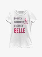 Disney Beauty And The Beast Belle List Youth Girls T-Shirt