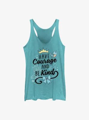 Disney Cinderella Have Courage & Be Kind Womens Tank Top