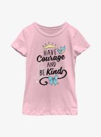 Disney Cinderella Have Courage & Be Kind Youth Girls T-Shirt
