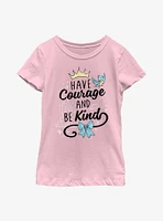 Disney Cinderella Have Courage & Be Kind Youth Girls T-Shirt