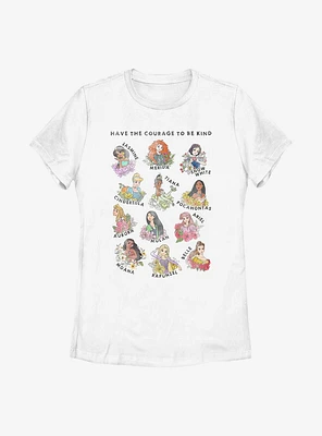 Disney Princesses Hand-drawn Womens T-Shirt
