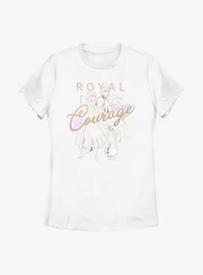 Disney Frozen Royal Courage Womens T-Shirt