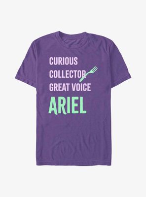 Disney The Little Mermaid Ariel List T-Shirt