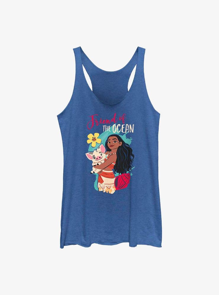 Disney Moana Friend Of The Ocean Womens Tank Top