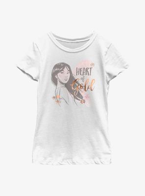Disney Mulan Heart Of Gold Youth Girls T-Shirt