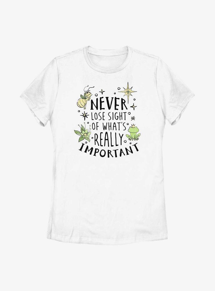 Disney The Princess And Frog Never Lose Sight Womens T-Shirt