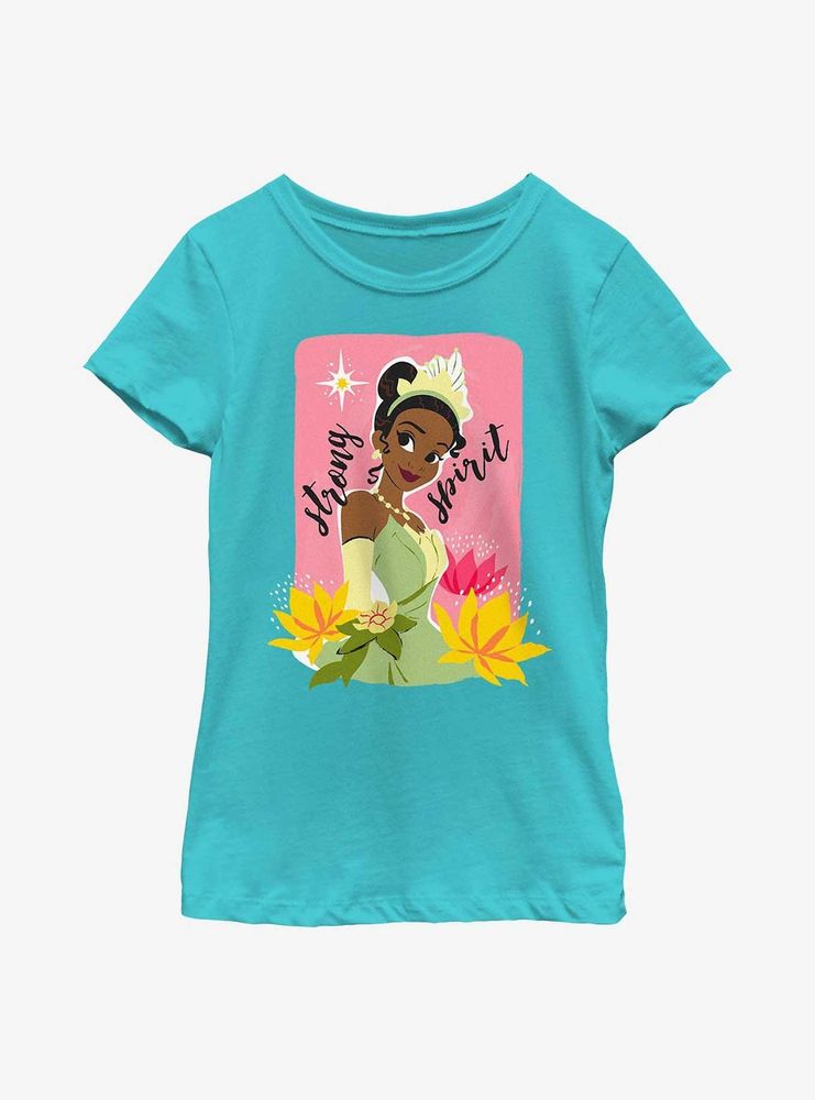 Disney The Princess And Frog Tiana Strong Spirit Youth Girls T-Shirt