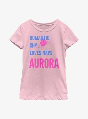 Disney Sleeping Beauty Aurora List Youth Girls T-Shirt