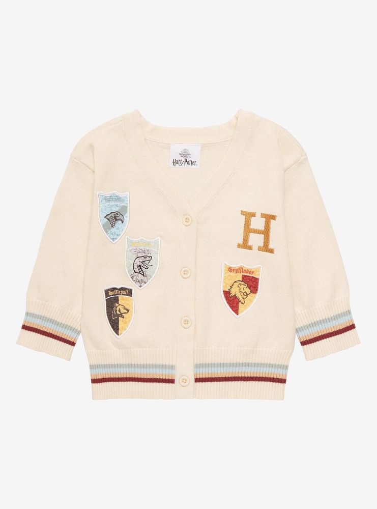 Harry Potter Hogwarts House Crests Toddler Cardigan - BoxLunch Exclusive