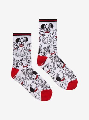 Disney 101 Dalmatians Collage Crew Socks