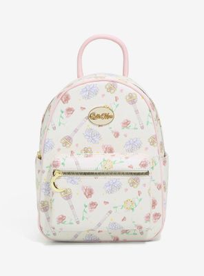 Pretty Guardian Sailor Moon Items & Flowers Mini Backpack