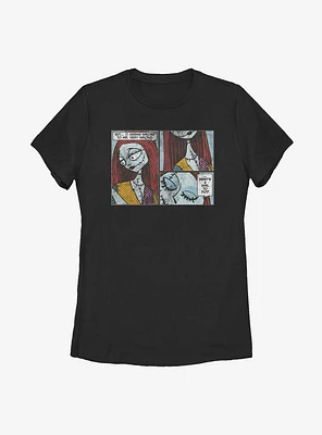 Disney Nightmare Before Christmas Sally Comic Womens T-Shirt