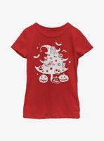 Disney Nightmare Before Christmas Tree Youth Girls T-Shirt