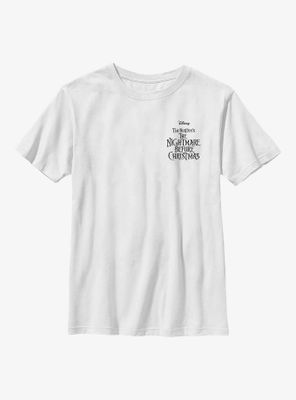 Disney Nightmare Before Christmas Logo Pocket Youth T-Shirt