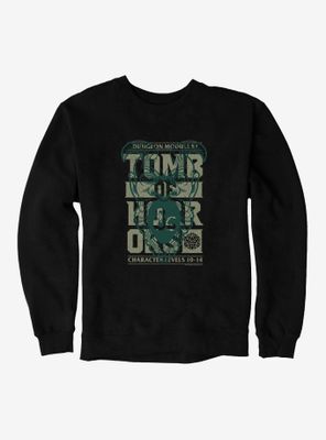 Dungeons & Dragons Tomb Hour Retro Competition Cards Sweatshirt