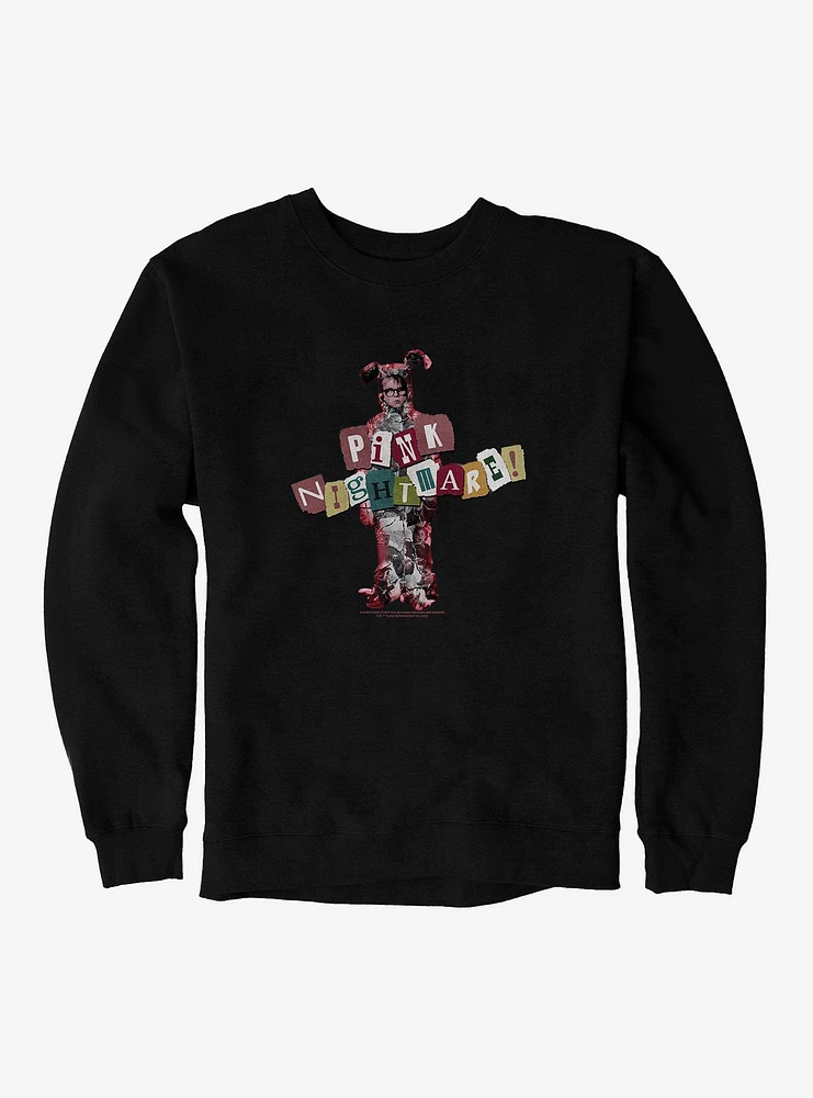 A Christmas Story Pink Nightmare Graphic Sweatshirt