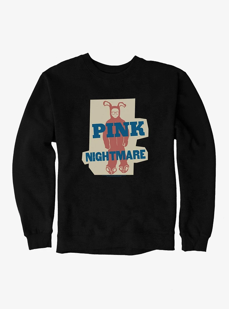 A Christmas Story Ralphie Pink Nightmare Sweatshirt