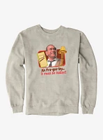 A Christmas Story The Old Man Parker Fragile Sweatshirt