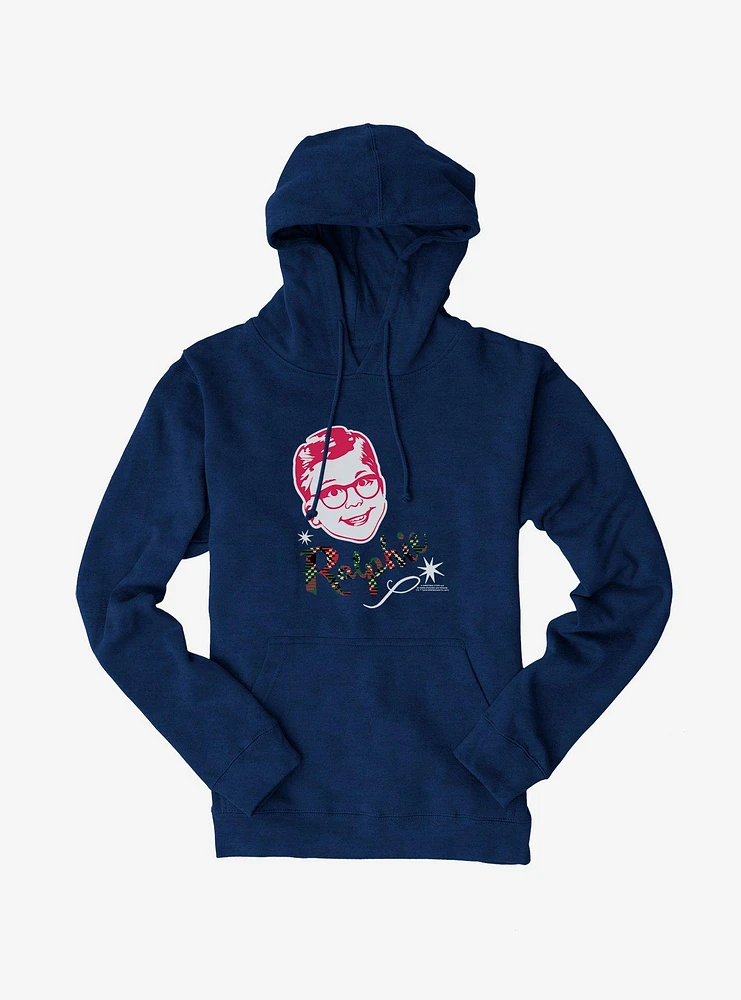 A Christmas Story Plaid Ralphie Graphic Hoodie