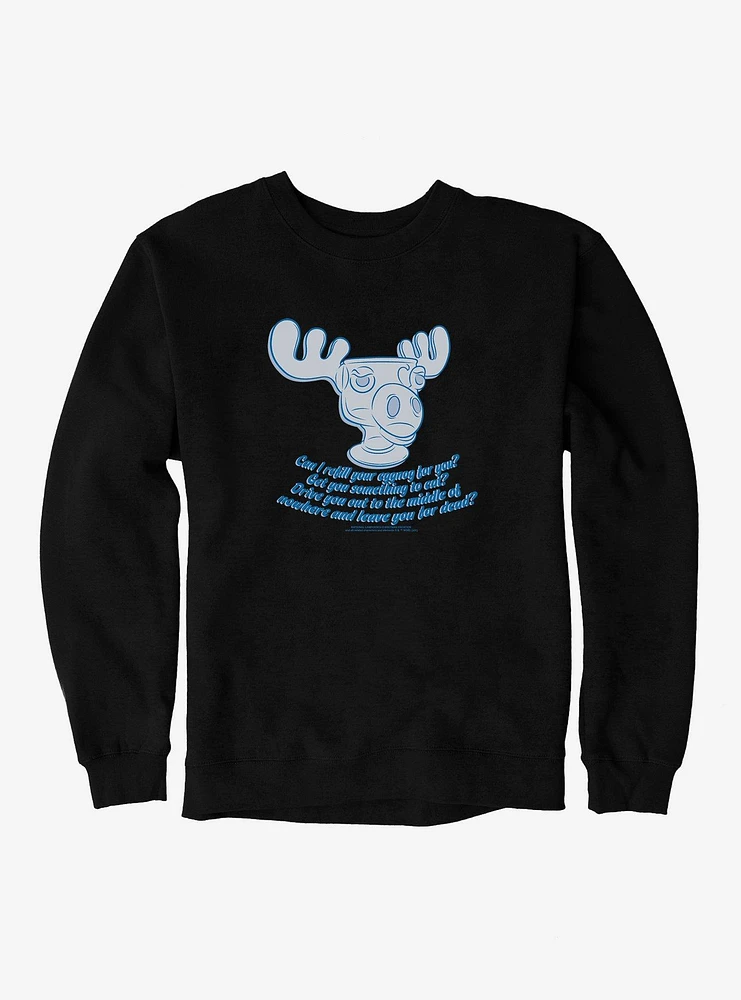 Christmas Vacation Moose Mug Graphic Sweatshirt