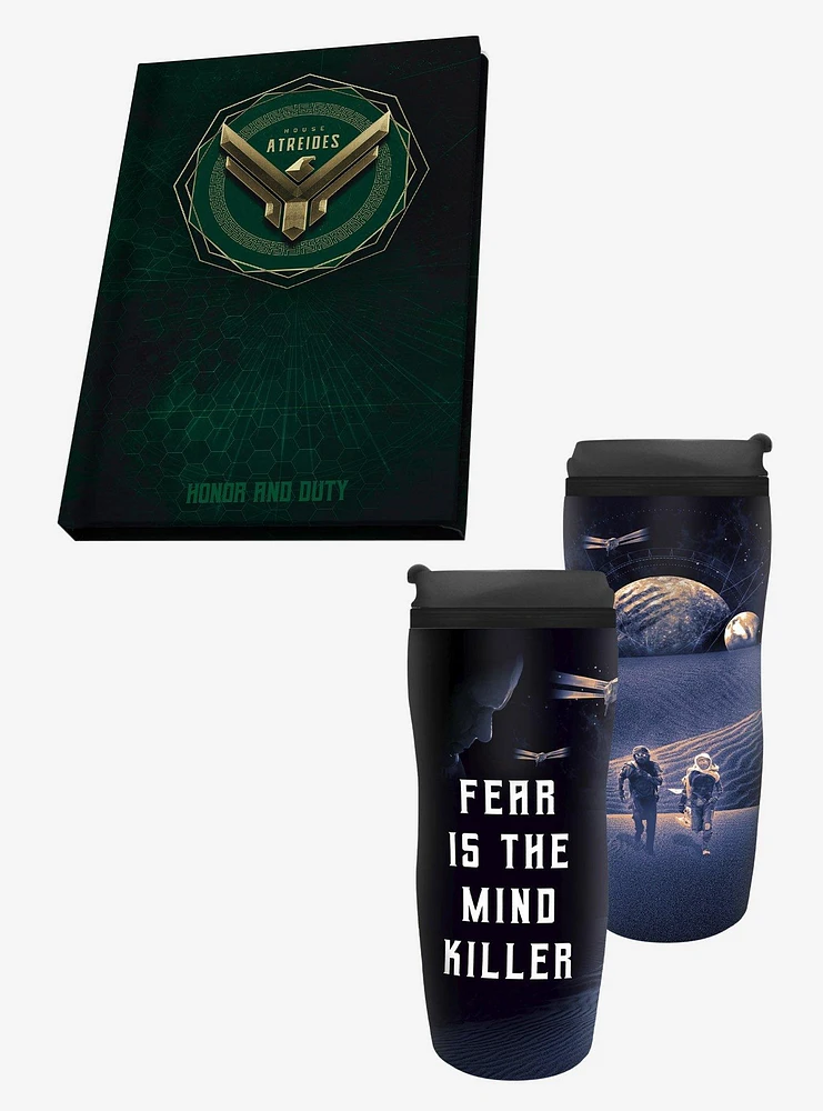 Dune Travel Mug And Notebook Set