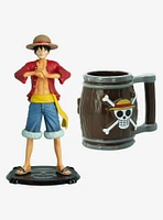 One Piece Luffy Figure And Straw Hat 3D Mug