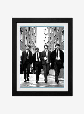 The Beatles In London Portrait Framed Poster