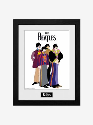 The Beatles Yellow Submarine Group Framed Poster