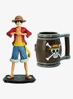 One Piece Luffy Figure And Straw Hat 3D Mug Bundle