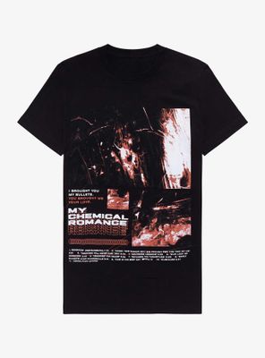 My Chemical Romance Brought You Bullets Tracklist T-Shirt