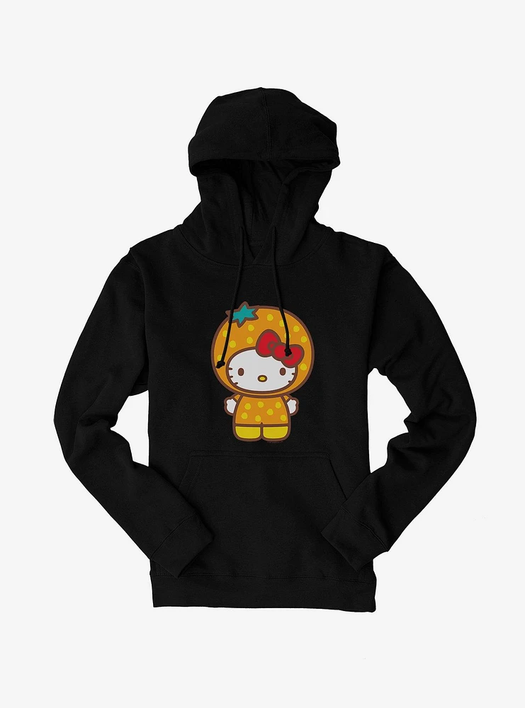 Hello Kitty Five A Day Orange Outfit Hoodie