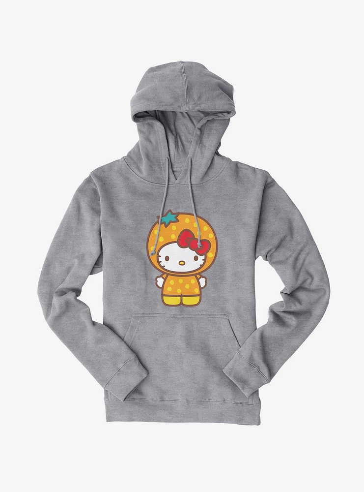 Hello Kitty Five A Day Orange Outfit Hoodie