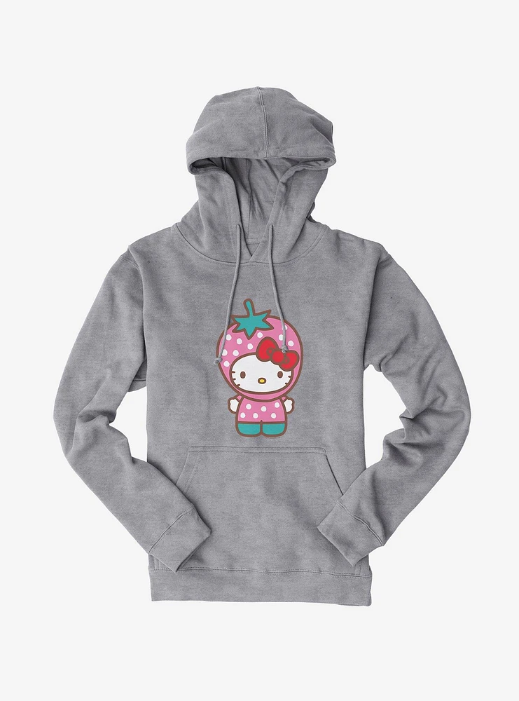 Hello Kitty Five A Day Strawberry Hat Hoodie