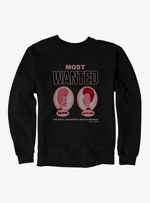 Beavis And Butthead Most Wanted Sweatshirt