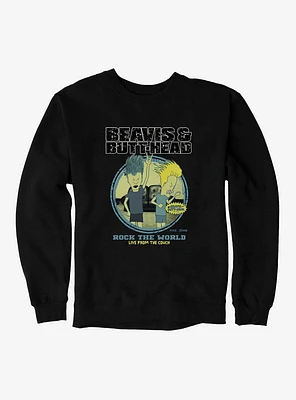 Beavis And Butthead Rock The World Sweatshirt