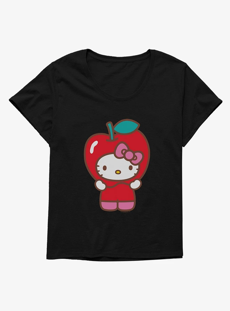 Hello Kitty Five A Day Apple Of My Eye Girls T-Shirt Plus